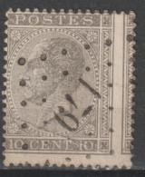 N° 17 Lp. 179  Herve  Décentré - 1865-1866 Profilo Sinistro