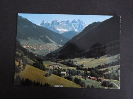 LA CHAPELLE D'ABONDANCE - HAUTE SAVOIE - ECHAPPEE SUR CHATEL ET LES DENTS DU MIDI DEPUIS LE HAMEAU DU RIZ - La Chapelle-d'Abondance