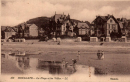 N°4277 W -cpa Houlgate -la Plage Et Les Villas- - Houlgate