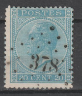 N° 18 Lp. 378 Vilvorde - 1865-1866 Perfil Izquierdo