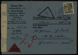 Berlin Nachnahme-Brief EF 150 Stadtbilder Nach Neukölln 6.1.1961 - Lettres & Documents