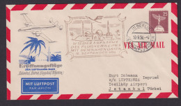 Flugpost Brief Air Mail Berlin Privatganzsache Stadtbilder Lufthansa Naher Osten - Lettres & Documents