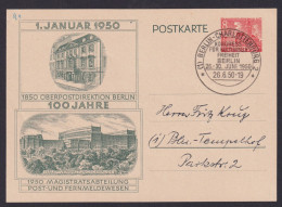 Berlin Ganzsache P 10 Bauten Selt. SST Charlottenburg Kongress Freiheit Kat 45,- - Postcards - Used