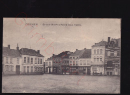Iseghem - Groote Markt (Noord-Oost Hoek) - Postkaart - Izegem