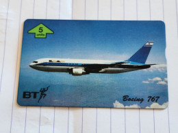 United Kingdom-(BTG-668)-EL AL/BOEING 767-(669)-(605D51280)(tirage-1.000)-cataloge-8.00£-mint - BT General Issues