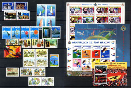 2001 SAN MARINO Annata Completa (year Complete As Scan)  MNH ** - Full Years