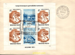 732436 MNH HUNGRIA 1973 CONFERENCIA DE HELSINKI - ...-1867 Vorphilatelie
