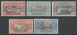 CIRENAICA - 1924 - YVERT N°11/15 * MLH - COTE = 100 EUR - Cirenaica