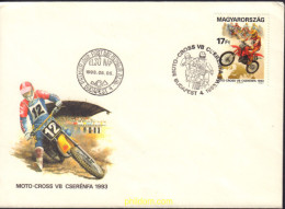 384927 MNH HUNGRIA 1993 CAMPEONATO DEL MUNDO DE MOTOCROSS - ...-1867 Prefilatelia