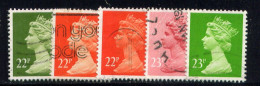 GREAT BRITAIN (MACHINS), ENGLAND, NO.'S MH119-MH123 - Angleterre