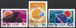 Russia 1964. Scott #2839-41 (U) International Quiet Sun Year (Complete Set) - Usados