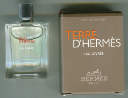 MINIATURE PARFUM TERRE D'HERMÈS Eau Givrée-édition Limité - Mignon Di Profumo Uomo (con Box)