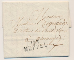 123 MEPPEL - Groningen 1813 - Lakzegel - ...-1852 Préphilatélie