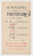 Env.G. 1 Part. Bedrukt Amsterdam 1883 Busligting - Hof Apotheek - Lettres & Documents