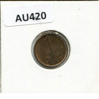 1 CENT 1971 INÉERLANDAIS NETHERLANDS Pièce #AU420.F.A - 1948-1980 : Juliana