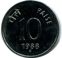 10 PAISE 1988 INDIA UNC Moneda #M10102.E.A - Inde