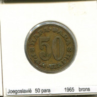 50 PARA 1965 YUGOSLAVIA Coin #AS601.U.A - Yugoslavia