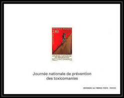 France - Bloc BF N°2908 Prévention Des Toxicomanies Drogues Drugs Non Dentelé ** MNH Imperf Deluxe Proof - Droga