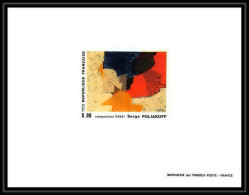 France - N°2554 Serge Poliakoff Peintre D'origine Russe Russia Tableau (Painting) épreuve De Luxe (deluxe Proof) - Luxury Proofs