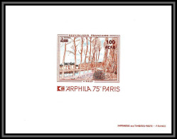 France / Cfa Reunion Promo Discount N°426 Arphila 75 Sisley Tableau Painting 1812 épreuve De Luxe Deluxe Proof 1975 - Prove Di Lusso