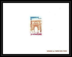 France - Service N°68 Maroc Fes Sites Classés Unesco épreuve De Luxe (deluxe Proof) - Luxury Proofs