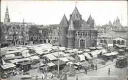 71890697 Amsterdam Niederlande Nieuwmarkt Met Waag Amsterdam - Sonstige & Ohne Zuordnung