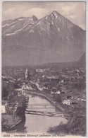 Interlaken, Blick Auf Unterseen Und Niesen   - Ungelaufen - Interlaken