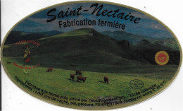 ETIQUETTE NEUVE FROMAGE  ANNES  50's  ST NECTAIRE ALLANCHE  CANTAL - Kaas