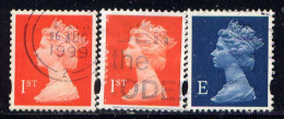 GREAT BRITAIN (MACHINS), ENGLAND, NO.'S MH288-MH290 - Engeland