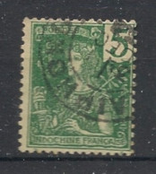 INDOCHINE - 1904-06 - N°YT. 27 - Type Grasset 5c Vert - Oblitéré / Used - Used Stamps