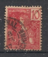 INDOCHINE - 1904-06 - N°YT. 28 - Type Grasset 10c Rouge - Oblitéré / Used - Used Stamps