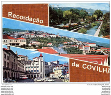 CP Réf:J498) RECORDAÇAO DE COVILHA (PORTUGAL) MULTI VUES (animée, Voitures Anciennes) - Autres & Non Classés