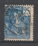 INDOCHINE - 1904-06 - N°YT. 31 - Type Grasset 25c Bleu - Oblitéré / Used - Used Stamps