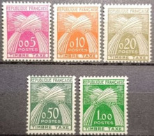 Timbres Taxes N° 90 à 94 Série Complète Neuf** MNH - 1859-1959 Neufs