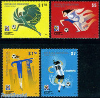 Argentina 2010 World Cup Football 4v, Mint NH, Sport - Football - Ungebraucht