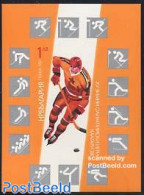 Bulgaria 1987 Olympic Winter Games Calgary Imperforated S/s, Mint NH, Sport - Ice Hockey - Olympic Winter Games - Neufs