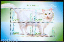 Türkiye 1997 Cats S/s, Mint NH, Nature - Cats - Other & Unclassified