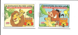 GF1438 - 2 LIVRETS FINDUS - LE RIO LION DISNEY - 12 PAGES - 9 X 7 CM - Sonstige & Ohne Zuordnung