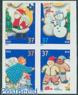 United States Of America 2005 Christmas 2x4v S-a, Double Sided, Mint NH, Religion - Christmas - Unused Stamps