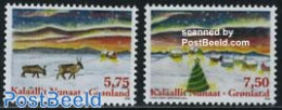 Greenland 2008 Christmas 2v, Mint NH, Nature - Religion - Animals (others & Mixed) - Christmas - Unused Stamps
