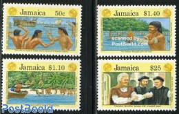 Jamaica 1991 Discoveries 4v, Mint NH, History - Nature - Explorers - Dogs - Explorateurs