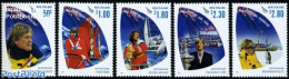 New Zealand 2009 Sir Peter Blake 5v, Mint NH, Nature - Sport - Transport - Penguins - Sailing - Sport (other And Mixed.. - Ongebruikt