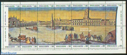 Argentina 1980 Buenos Aires 14v M/s (art In Metro Station), Mint NH, Transport - Coaches - Railways - Ongebruikt