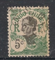 INDOCHINE - 1907 - N°YT. 44 - Annamite 5c Vert - Oblitéré / Used - Usati