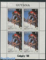 Guyana 1988 Olympic Winter Games M/s, Mint NH, Sport - Olympic Winter Games - Skiing - Skisport