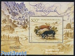 Hungary 2005 Farm Animals S/s, Mint NH, Nature - Animals (others & Mixed) - Cattle - Nuovi