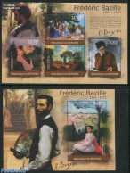 Burundi 2012 Frederic Bazille Paintings 2 S/s, Mint NH, Art - Paintings - Autres & Non Classés