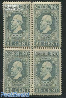 Netherlands 1913 25c, Block Of 4 [+], MNH, Mint NH - Unused Stamps