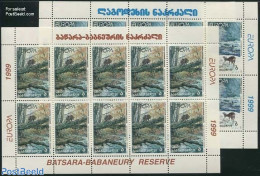 Georgia 1999 Europa, Parks 2 M/ss, Mint NH, History - Géorgie