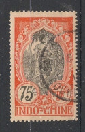 INDOCHINE - 1907 - N°YT. 54 - Cambodgienne 75c Rouge-orange - Oblitéré / Used - Gebraucht